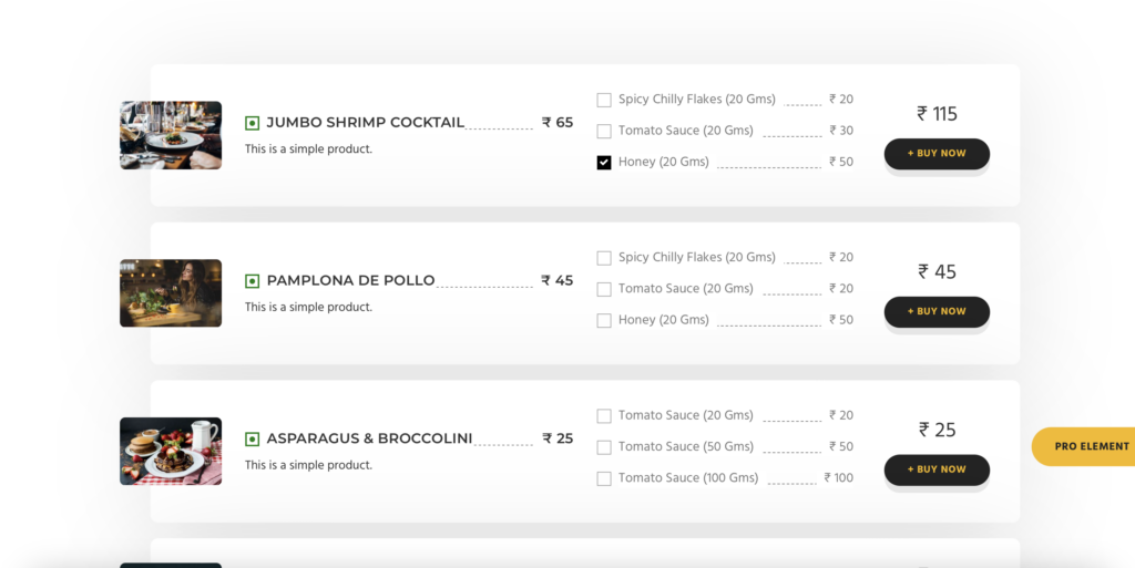 commande-menu-online nicheaddons
