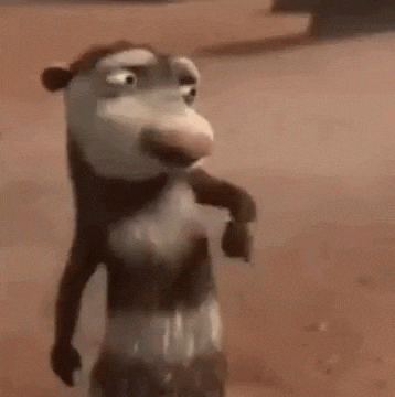 animal qui fait un signe d'amitié