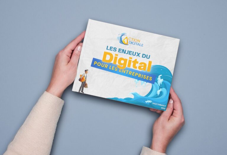 photo d'un ipad avec le livre blanc de julie thibault