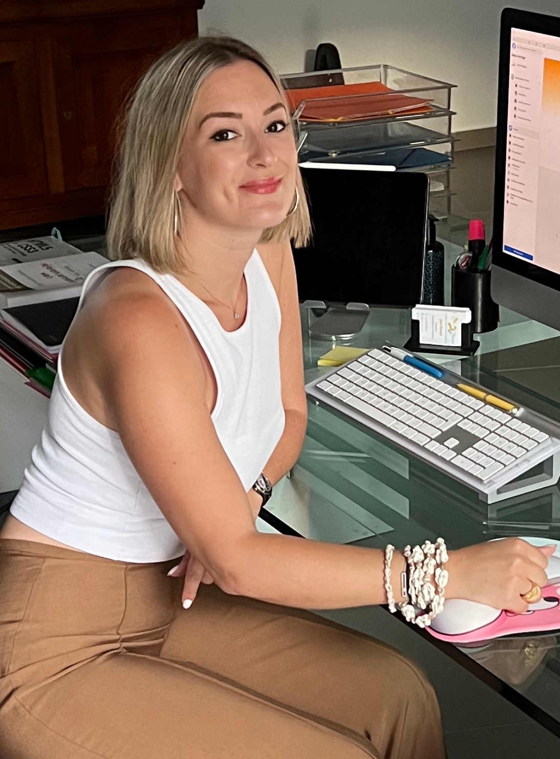 photo de julie thibault, freelance wordpress